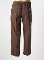Pantalon droit marron OBEY pour homme seconde vue