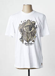 T-shirt blanc ELEMENT pour homme seconde vue