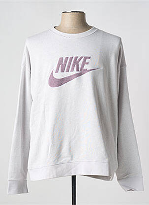 Sweat-shirt gris NIKE homme