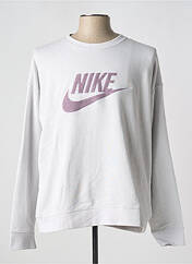 Sweat-shirt gris NIKE pour homme seconde vue