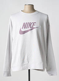 Sweat-shirt gris NIKE homme