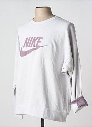 Sweat-shirt gris NIKE homme