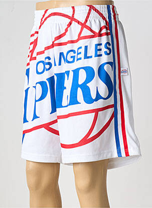 Short blanc MITCHELL & NESS homme