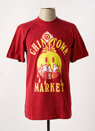 T-shirt rouge CHINATOWN MARKET homme