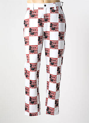 Pantalon droit multicolore DIAMOND SUPPLY CO homme
