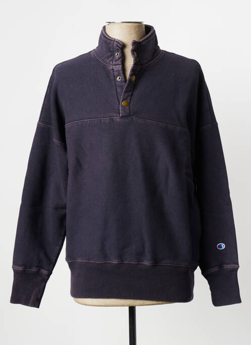 Sweat-shirt bleu CHAMPION pour homme