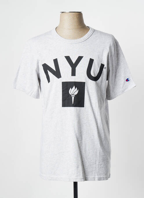 T-shirt gris CHAMPION pour homme