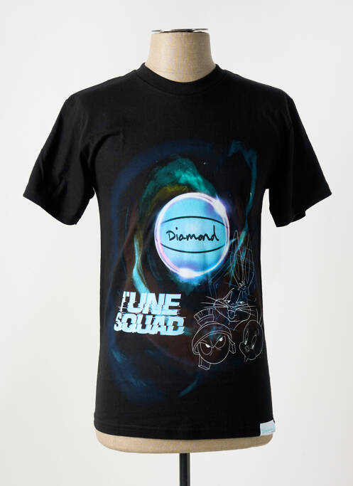 T-shirt noir DIAMOND SUPPLY CO pour homme