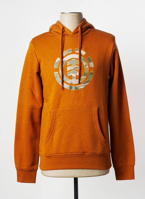 Sweat-shirt orange ELEMENT pour homme