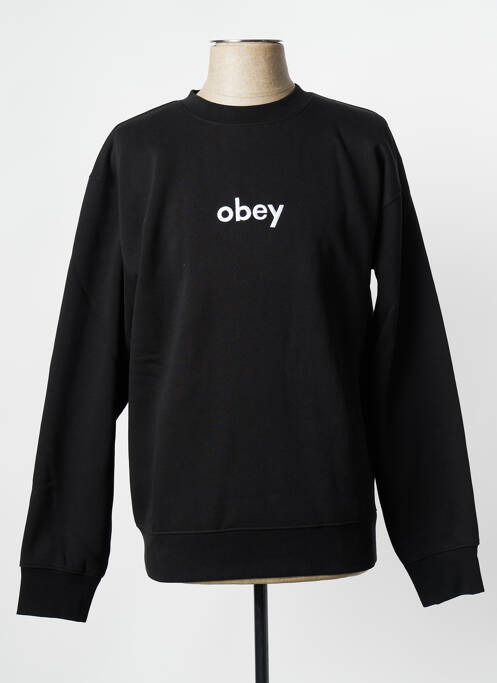 Sweat-shirt noir OBEY pour homme