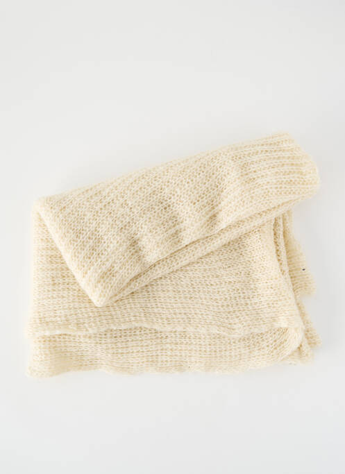 Col / Tour de cou blanc PIECES pour femme