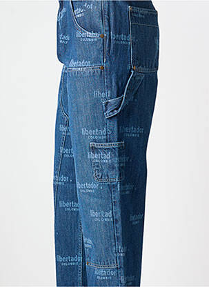 Jeans coupe droite bleu LIBERTADOR homme