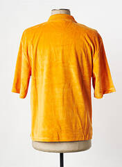 Polo orange WALK IN PARIS pour homme seconde vue