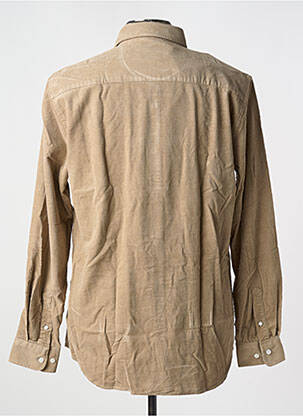 Chemise manches longues beige MINIMUM homme