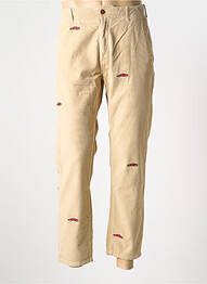 Pantalon droit beige EDMMOND STUDIOS homme
