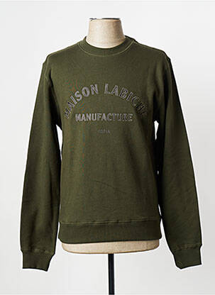 Sweat-shirt vert MAISON LABICHE homme