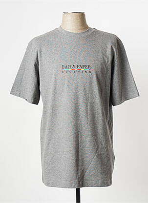 T-shirt gris DAILY PAPER homme