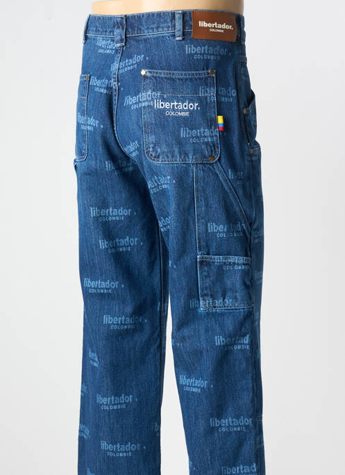 Jeans coupe droite bleu LIBERTADOR pour homme