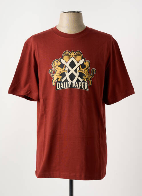 T-shirt rouge DAILY PAPER pour homme