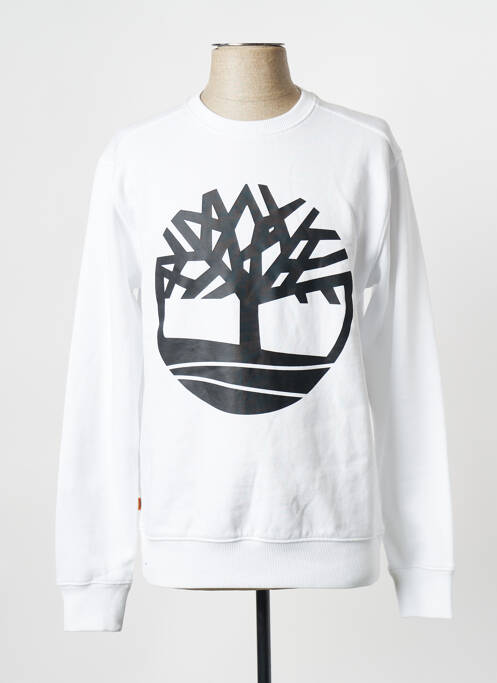 Sweat-shirt blanc TIMBERLAND pour homme