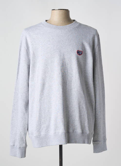 Sweat-shirt gris MAISON LABICHE pour homme