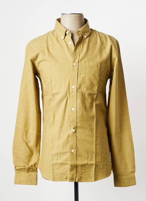 Chemise manches longues kaki MINIMUM pour homme