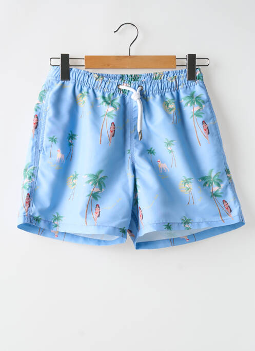 Short de bain bleu MAISON LABICHE pour homme