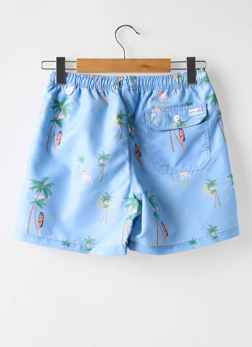 Short de bain bleu MAISON LABICHE pour homme