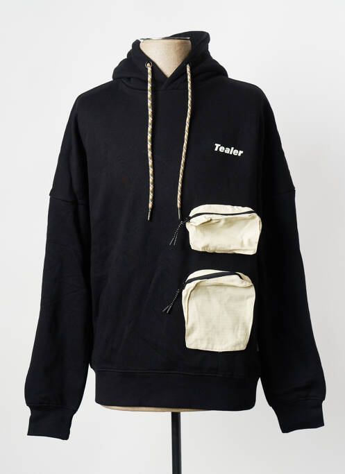 Sweat-shirt noir TEALER pour homme