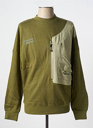 Sweat-shirt kaki TEALER homme