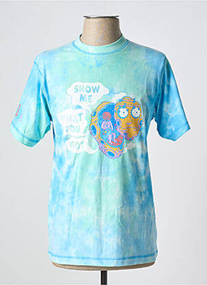 T-shirt bleu TEALER homme