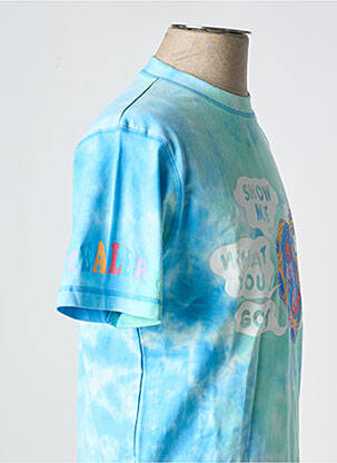 T-shirt bleu TEALER homme
