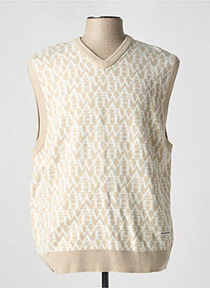 Pull beige HUMAN WITH ATTITUDE homme