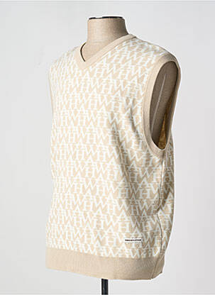 Pull beige HUMAN WITH ATTITUDE homme
