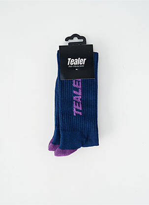 Chaussettes bleu TEALER pour homme