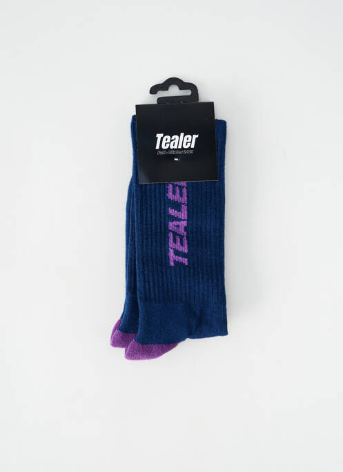 Chaussettes bleu TEALER pour homme