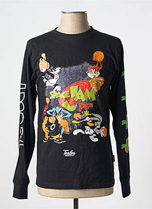 T-shirt noir TEALER homme