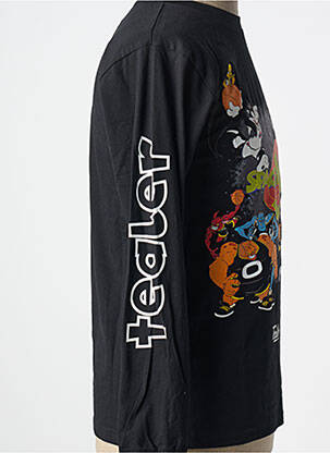 T-shirt noir TEALER homme