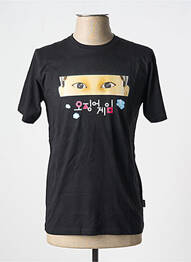 T-shirt noir TEALER homme