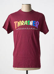 T-shirt rouge THRASHER pour homme seconde vue