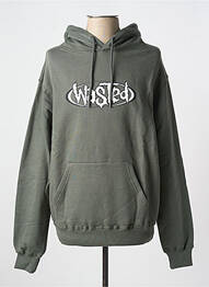 Sweat-shirt vert WASTED PARIS homme
