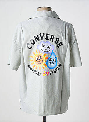 Chemise manches courtes vert CONVERSE homme