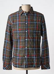 Chemise manches longues vert KNOWLEDGE COTTON APPAREL homme