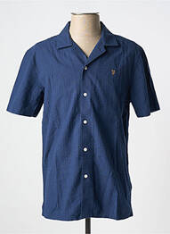 Chemise manches courtes bleu FARAH homme