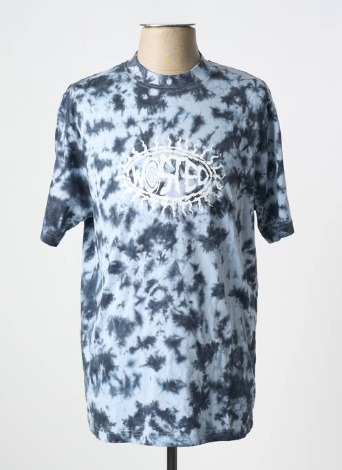 T-shirt bleu WASTED PARIS pour homme