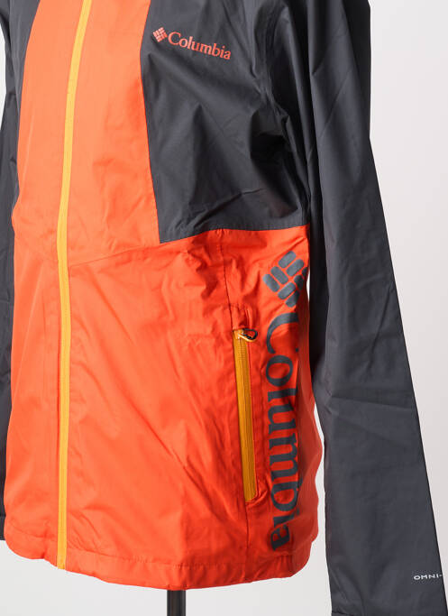 Coupe-vent orange COLUMBIA pour homme
