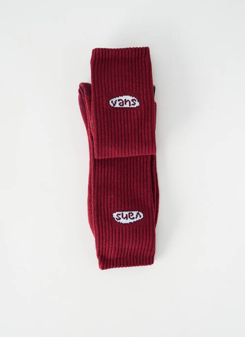 Chaussettes rouge VANS pour homme