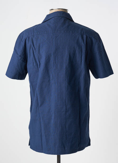 Chemise manches courtes bleu FARAH pour homme