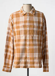 Chemise manches longues marron OBEY homme
