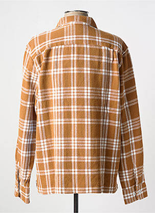 Chemise manches longues marron OBEY homme